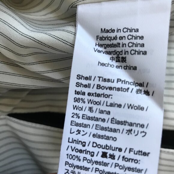 NWT JCrew Regent Blazer Jacket Womens 14 Black Wool Flannel B0323 Long Sleeve - Picture 7 of 12